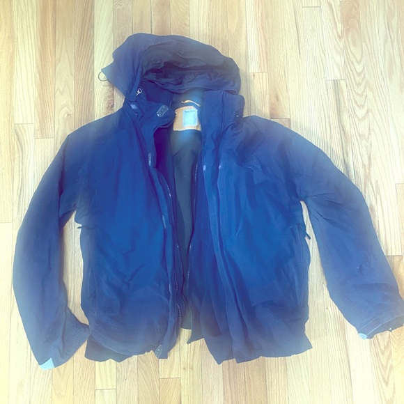 Timberland Winter Coat with fleece , zipoff hood - Picture 1 of 8